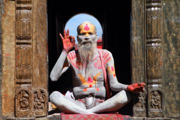 Holy man in Kathmandu